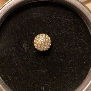 Kameleon clear rhrinestone orb.